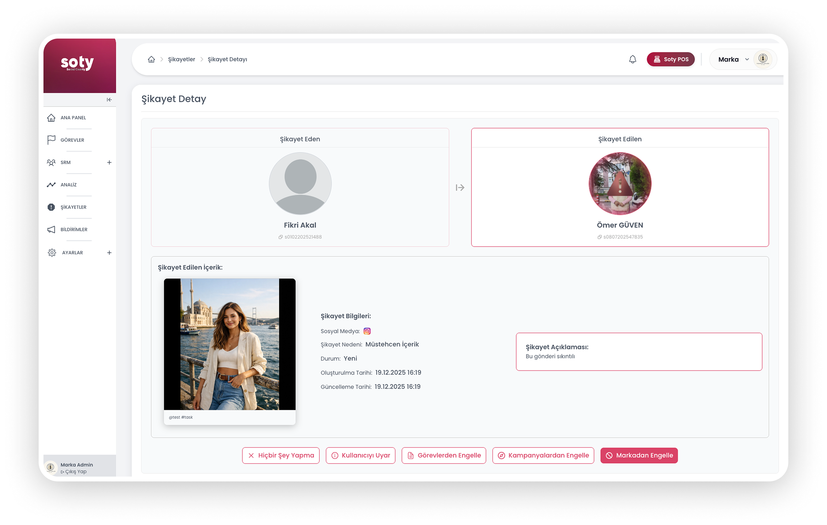 Complaints Dashboard